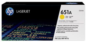HP CE342A Yellow Toner Cartridge (651A)