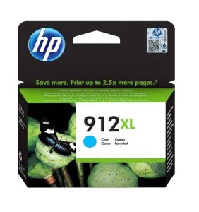 HP 912XL High Yield Cyan Ink Cartridge | 3YL81AE