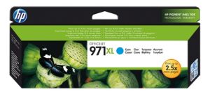 HP 971XL High Yield Cyan Ink Cartridge (CN626AE)