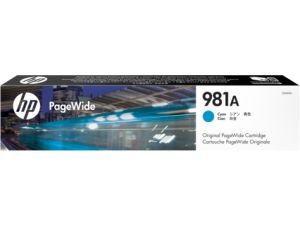 HP 981A Cyan Original PageWide Cartridge (J3M68A)