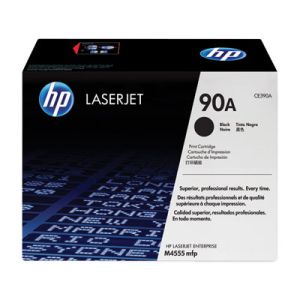 HP 90A Black LaserJet Toner Cartridge (CE390A) 