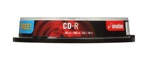 Imation CD-R, 80Min/700MB, 52X, 10/Spindle