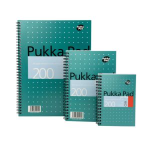Pukka Jotta Notepad, 80gsm, Lined, Wirebound, A5, 200 pages