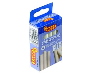 Jovi Dustless Chalk Sticks PK/10 White