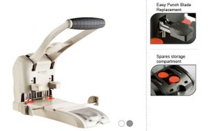 Kangaro HDP-2320N 2-Hole Heavy Duty Punch 300 Sheets Capacity 