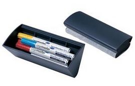 Legamaster Magnetic Board Assistant Marker Container and Eraser in One