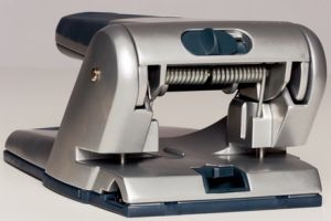 Leitz 5180 Heavy Duty 2-Hole Punch 65 Sheet Cap. Silver