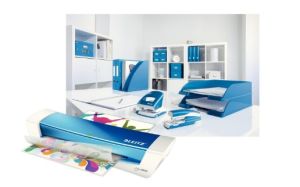 Leiz 73681036 iLAM A4 Home Office Laminator Blue