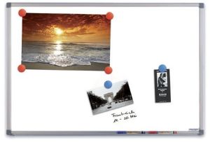 Magnetoplan Magnetic White Board, 100cm X 150cm