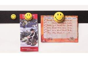 Magnetoplan Smiley Magnets 30mm Yellow 6/Pack