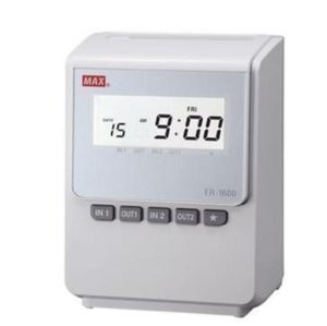 MAX ER-1600 Fully Automatic Time Recorder