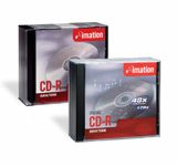 Imation Mini CD-R, 24Min/210MB, w/ Jewel Case, 5/Pack
