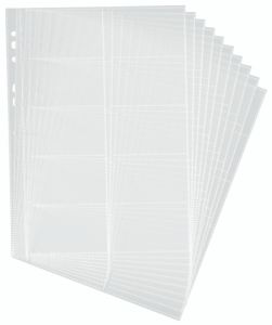 Durable 2389 A4 Transparent Refill Set, 10/Pack, 200 Cards