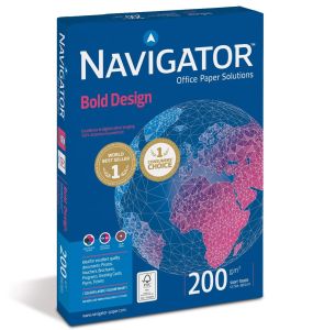 Navigator A4 Paper 200gsm Silky Touch Ultra-Bright White [150 Sheets] 