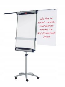 Nobo Mobile Magnetic Flipchart Easel with Extendable Display Arms [1901920]