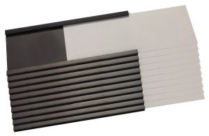 Nobo 1901125 Magnetic Name Holder 30mm x 80mm [Pack of 50]