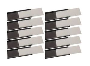 Nobo 1901125 Magnetic Name Holder 30mm x 80mm [Pack of 50]