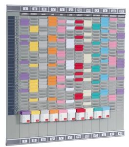 Nobo T-Card Professional Planner 12 columns 32 slots - 32938864