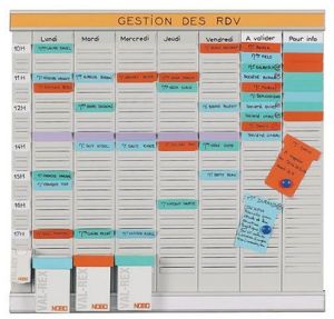 Nobo 29110 T-Card Kit 24 Slots 7 Columns plus Cards Links Inserts