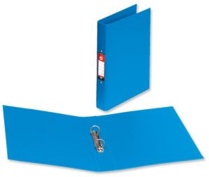 Ring Binder PVC 2 O-Ring Size 25mm A4 Blue