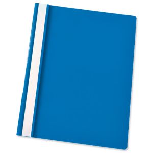 Economy Project File, Clear View, A4, [Pack of 50] Blue