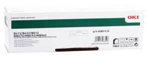 OKI 45807119 Black Toner Cartridge | B412dn