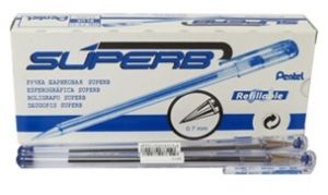 Pentel BK77 Superb Ball Pen 0.7mm PK/12 Blue