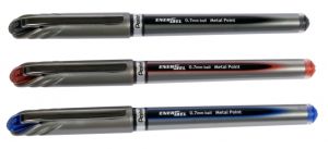 Pentel EnerGel 0.7mm Metal Tip - [PK/12] - Black