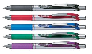 Pentel Energel BL77 Retractable Liquid Gel Ink Pen 0.7mm PK/12