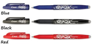 Pilot Frixion 0.7mm Erasable Roller Gel Pen PK/12