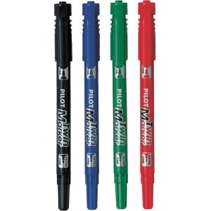 Pilot SCA-TM Twin Marker Extra Fine & Fine [Pack of 12]