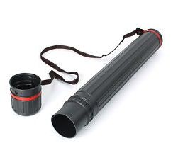 Artmate Plastic Drawing Tube Ø 8cm x 64cm - 108cm Black [JIGNCD-936]