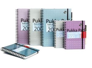 Pukka Executive Project Book, 80gsm, Wirebound, A5, Assorted 200 pages
