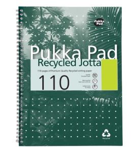 Pukka RCA4/110 Recycled Notebook A4, 110 Pages