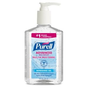 Purell® 9652-12 Advanced Hand Sanitizer Gel 236ml (8 fl oz) Table Top Pump Bottle