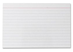 Record Cards - 5" x 8" White - PK/100