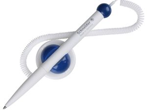 Schneider Klick-Fix-Pen Counter Pen White, Blue Ink GERMANY