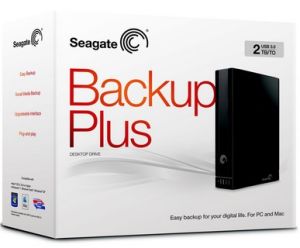 Seagate Backup Plus External Desktop Drive 2TB 