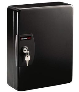 Sentry KB-25 Key Box, 25 Key Capacity, Black 