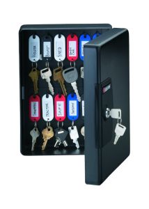 Sentry KB-50 Key Box, 50 Key Capacity, Black 