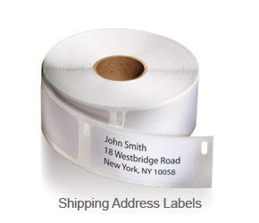 DYMO (99010) Address Labels, White Paper, 89 x 28 mm, [2X130 Labels/Roll]