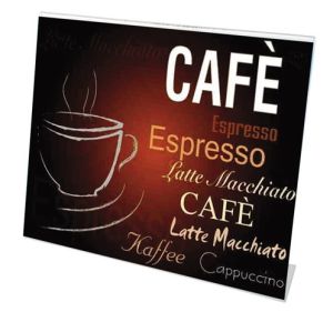 Slanted (L-Shape) Sign Holder A4 Landscape