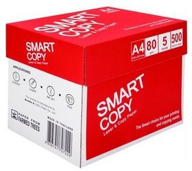 Smart Copy A4 Paper, White, 80gsm 5x500/Box