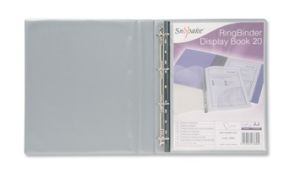 Snopake 14890 Ring Binder Display Book A4 20 Pockets