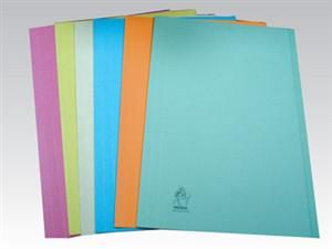 Square Cut Paper Folder [PK/50] Foolscap Buff