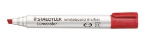 Staedtler Lumocolor Whiteboard Marker Chisel Tip, Red