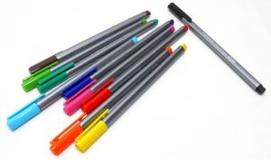 Staedtler 334 Triplus Fineliner Pen Assorted Colors Wallet of 10