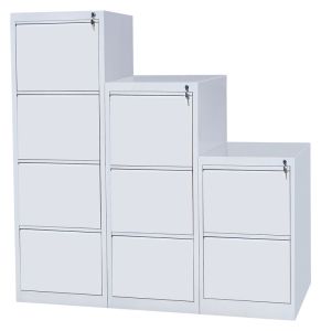 2-Drawer Metal Vertical Filing Cabinet Grey 