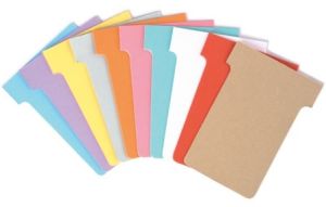 Legamaster T-Cards, 70mm Wide, [Pack of 100], Blue