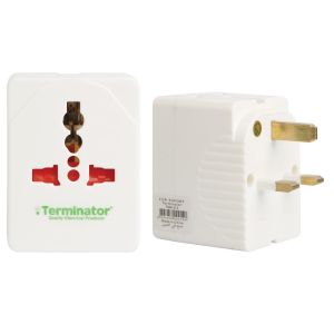Terminator TMA 313 Power Adaptor w/ 3 Way Universal Sockets 